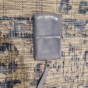 Hobo light blue wristlet